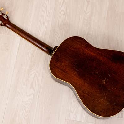 1955 Gibson J-160E Vintage Acoustic Electric Guitar Solid Top/Back w/ P-90 & Case image 17