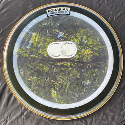Aquarian SKII24-U 24" Super Kick II Bass Drum Head 2010s - Clear image 4