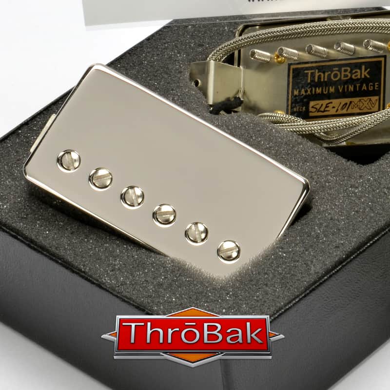 ThroBak SLE-101 MXV P.A.F. Repro Set Brite Nickel image 1