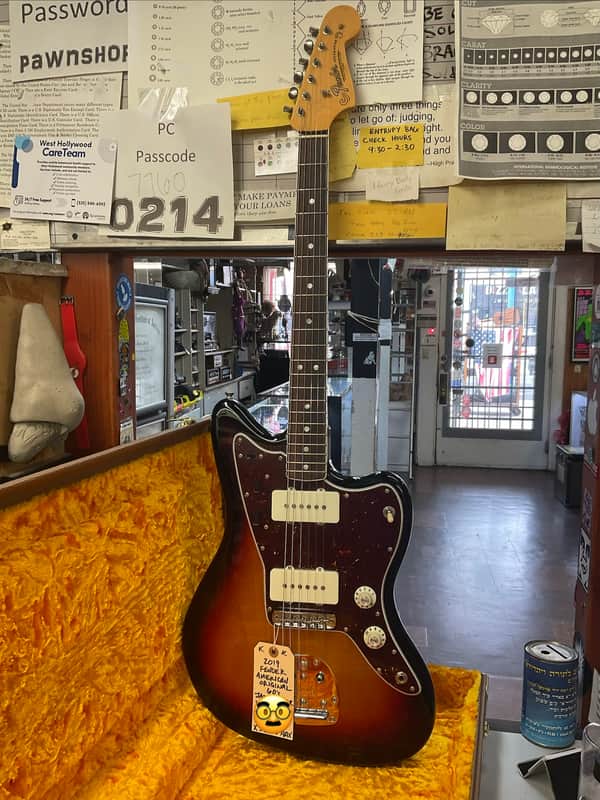 Fender American Original '60s Jazzmaster with Rosewood Fretboard 2018 - 2022 - 3-Color Sunburst