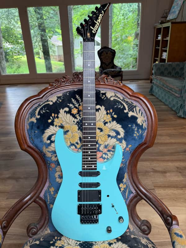 1992 Jackson Professional Fusion SS Electric Guitar in Seafoam Green image 1
