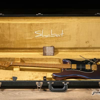 Shabat Lynx HSH Alder S-Style w/ Flame Roasted Maple – Cosmic Blue Colorshift image 10