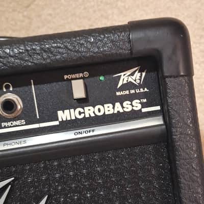 Peavey Microbass Micro Bass 20watt 1x8 Bass Amp Amplifier Made in USA Lot 82-575 image 3