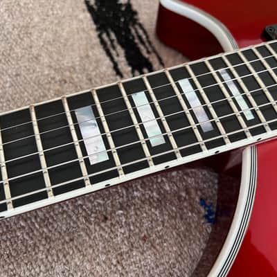 Like New! Gibson Custom Shop Modern Double Cut Custom - Limited Edition - Candy Red image 9