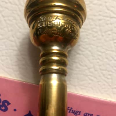 RARE GOLD PLATED HANDMADE RUDY MUCK CUSHION RIM 17-C 1930'S TRUMPET MOUTHPIECE ORIG FIN. 92% FREE SHIP image 20