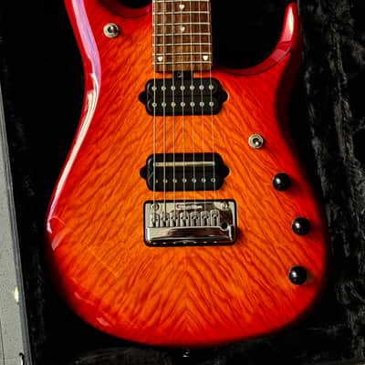 Ernie Ball Music Man JP7  2011 - John Petrucci - Cherry Burst image 3