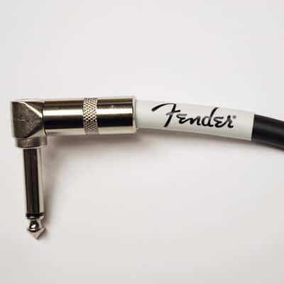Lot of 2 FENDER Professional 6" Patch CABLE for GUITAR effects NEW -Right Angle image 3