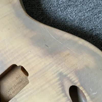 Tiger Maple Top HH Mahogany Guitar Body image 9