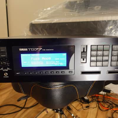 Yamaha TG-77 Synthesizer with Bright Blue LCD Display image 12