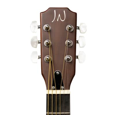 STAGG Natural Electric Solid Body Classical Cutaway Guitar Solid Spruce Top Mahogany Neck image 7