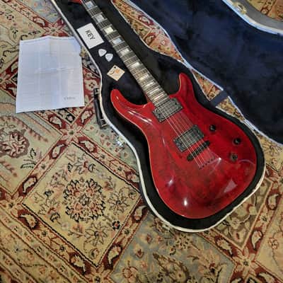 Carvin CT6 Electric Guitar - Deep Red W/ HSC (C016-44) image 15