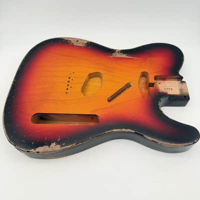 MJT Telecaster Body Alder Relic Nitro 3TS Light mjt6670 image 2