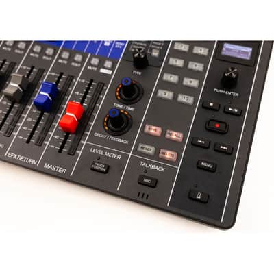 Zoom LiveTrak L-12 Digital Mixer / Recorder 2010s - Grey / Blue image 9
