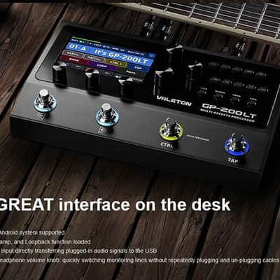 Valeton GP-200LT Multi-Effects Processor  - Black image 9