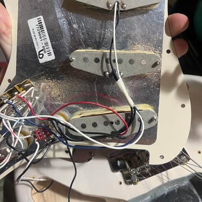 Fender USA Parts Stratocaster Guitar - Deep C shape American Professional II neck on American Professional Thinline Body - White Blonde / Fender neck image 25
