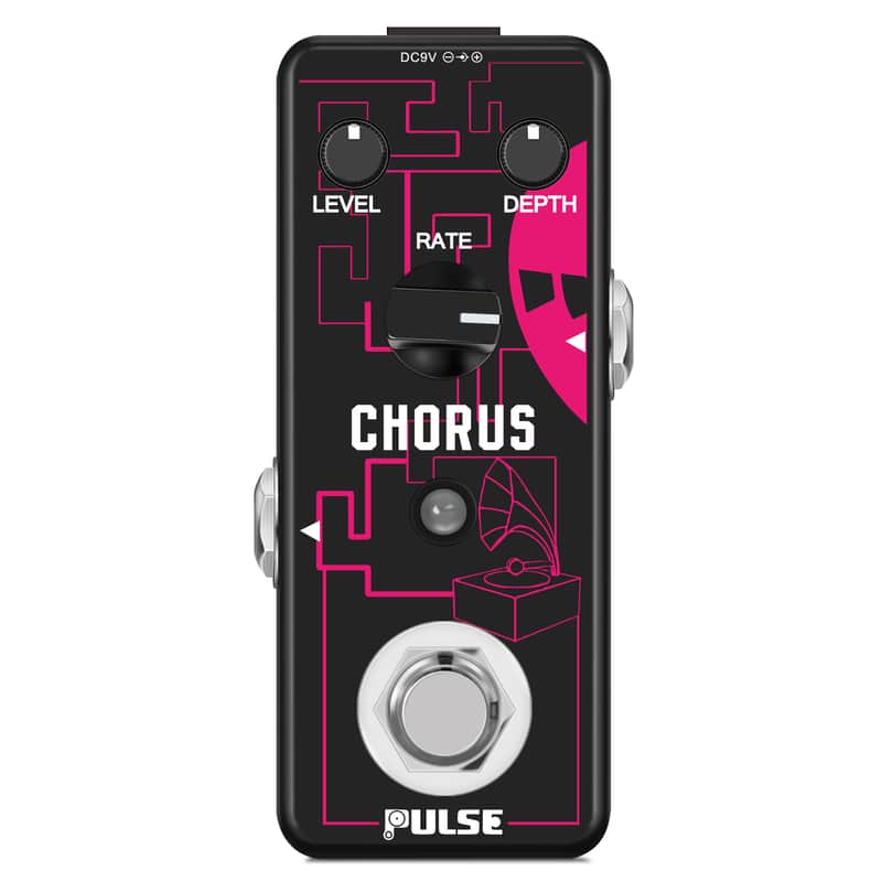 Pulse Chorus PT-04 Lush Full Analog Chorus Guitar Effect Pedal image 1