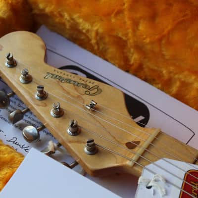 GVT "Double Cut Custom Special 1956 Gold Glitter Sparkle (Nitro Finish, Maple Neck)" HARDCASE,3, 41 KG image 5