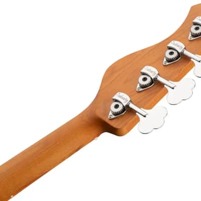 Sadowsky MetroExpress 21-Fret Vintage M/J Bass, Morado Fingerboard, 4-String - Solid Olympic White High Polish image 8