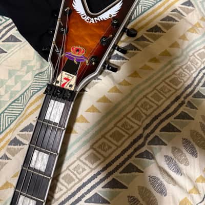 Dean ML Select Floyd Quilt Maple 2010s Trans Brazilia image 2