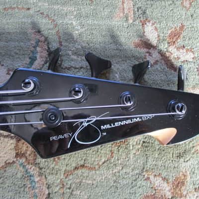Peavey Millennium 4 BXP Bass Transparent Black. Modified With 3rd Pickup Added & Gibson G-3 Wiring. image 6