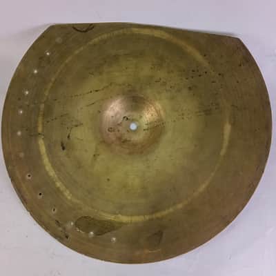 14 1/16"-12 1/2" Cymbal 608g Paper-Thin B20 Vintage 30s-40s Turkish Crash/Hi-Hat image 3