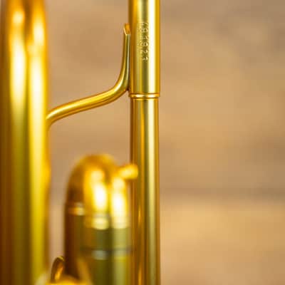 B&S Heritage MBX-3-E/GL Bb Trumpet - Matte Gold Lacquer w/ Double Case image 9