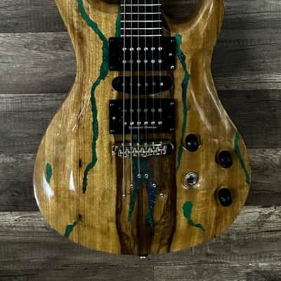 Dorweiler Custom Black Limba and Malachite HSH image 10