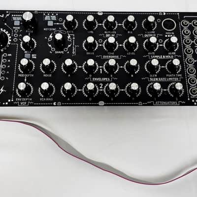 Behringer Neutron Module (no case) with Pac-N-Boltz Dark Edition Panel by Audio Parasites, Paraphonic Analog Eurorack Synthesizer