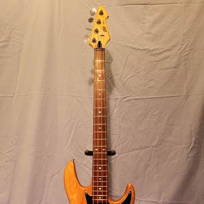 Vintage Peavey Fury Bass Guitar - Natural Ash Body/Rosewood Fretboard with Case image 3