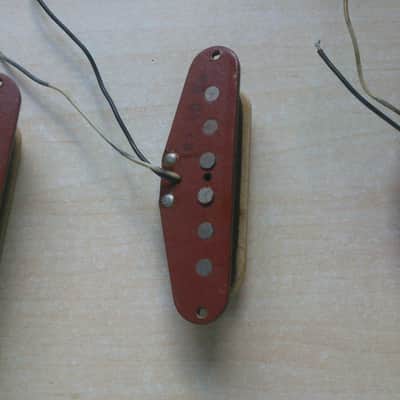 Fender Super Rare (!) Stratocaster Red Bobbin pickups 1982 fullerton ’57 RI USA image 3