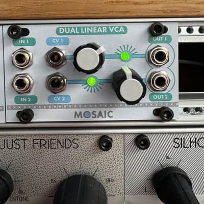 Mosaic Dual Linear VCA 1HP x 14HP 2022 - White / Silver image 1