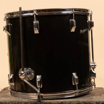 1970s Rogers 16x18 Jet Black Pearl Floor Tom image 10