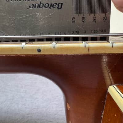 Hofner 4550 S - 1950s archtop guitar - fretjob, electrified, player image 6