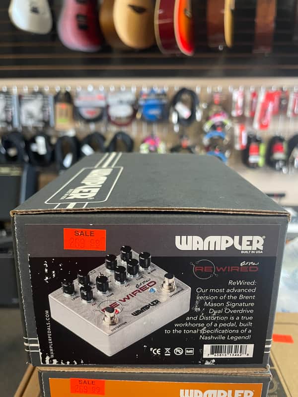 Wampler ReWired Brent Mason Signature Overdrive / Distortion 2024 - Present - Silver image 1
