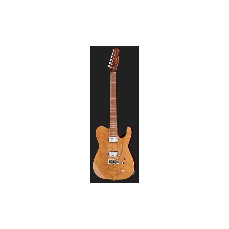 Harley Benton Fusion-T HH Roasted FNT Natural | Reverb