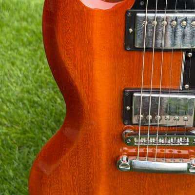2013 Gibson SG Standard Natural Burst w/OHSC – Beautiful Grain, Original Warranty Card image 12