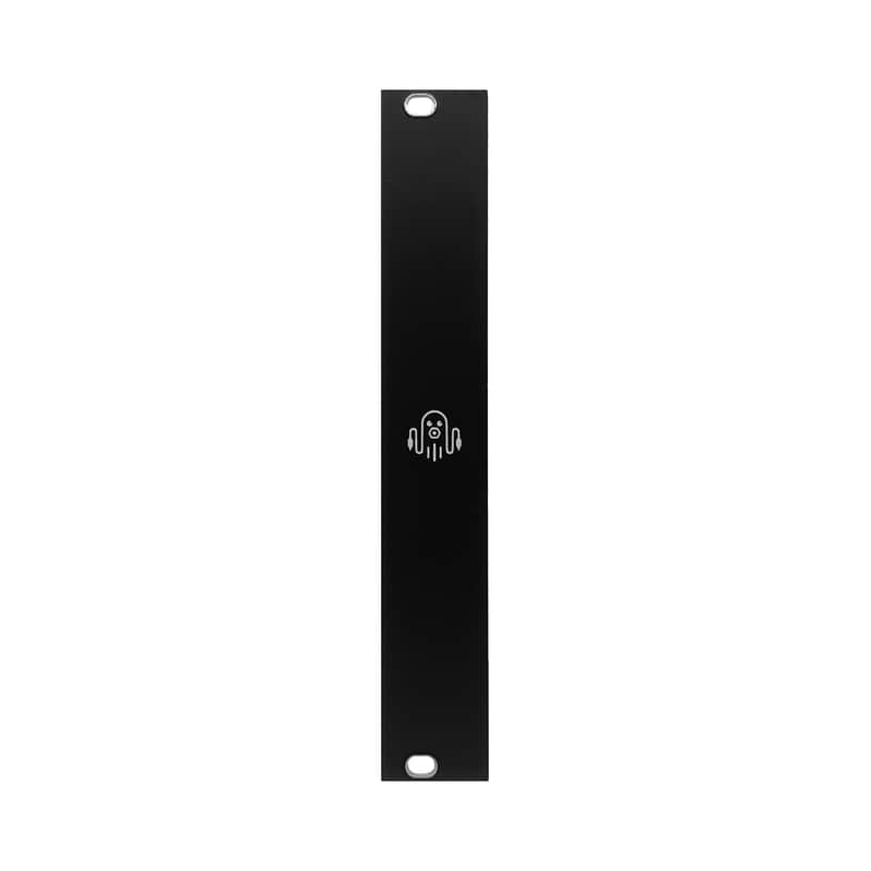Octomo Eurorack Blank Panel 4hp 2023 Black image 1