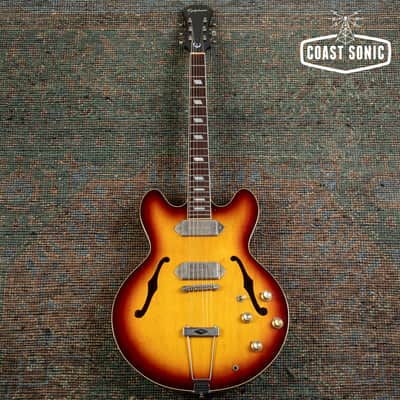 1992 Epiphone Casino Natural Pre-Elitist made in Japan image 5