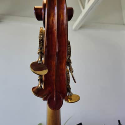 Used Krutz 550 series model B355 Upright 3/4 Size Bass with Bag + Bow image 14