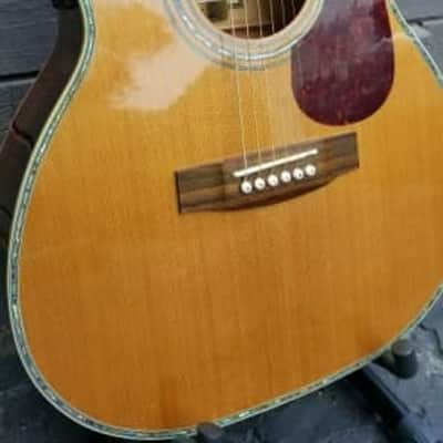 Zager ZAD-80CE OM Acoustic-Electric Guitar w/ Hardshell Case image 3