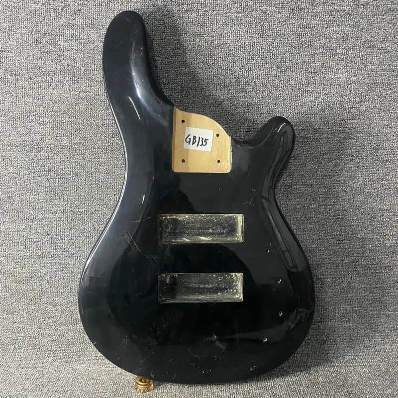 Black 6 String Electric Bass DIY Project Body image 1