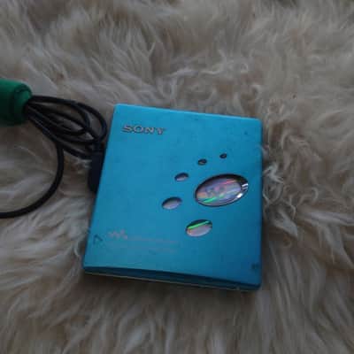 Working BLUE Sony MZ-E520 MD minidisc player mdlp unit only image 2