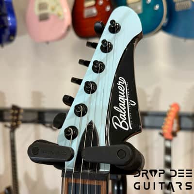 Balaguer Select Series Espada Limited Electric Guitar w/ Bag (4001)-Gloss Sky Blue image 11