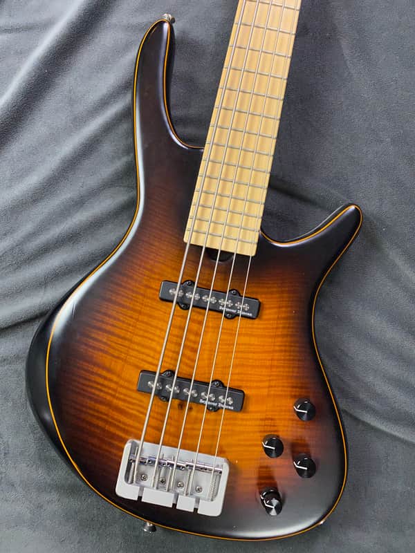 Roscoe Century Standard 2014 Tobacco Sunburst over Flame Maple image 1