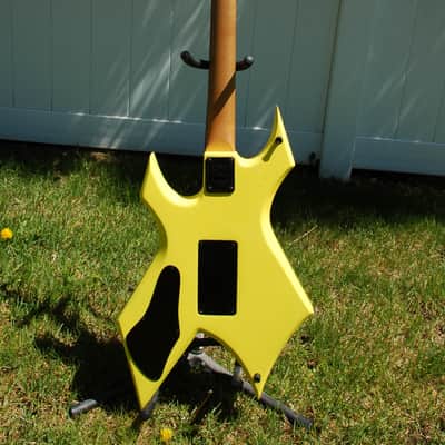 Vintage USA  BC Rich Small body Warlock 1987 Yellow image 4