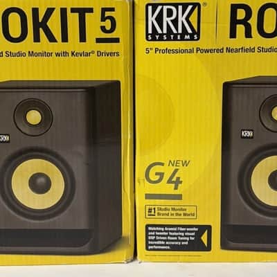 KRK RP-5 Rokit G4 2-Way 5" Active Studio Monitors (Pair) 2019 - 2021 - Black image 2