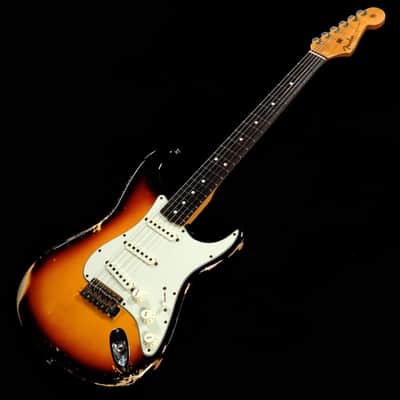FENDER CUSTOM SHOP LTD 1963 Stratocaster Heavy Relic 3-Color Sunburst [CZ557408] (08/05) image 5