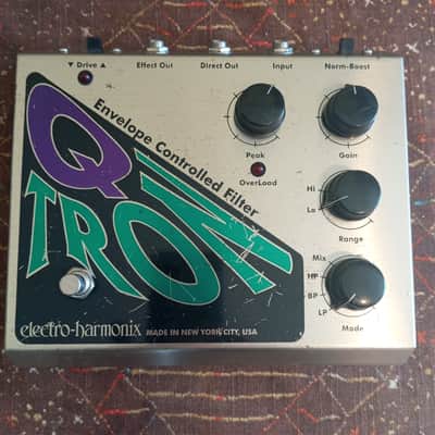 Electro-Harmonix Q-Tron Envelope Filter 1990s - Silver / Black / Teal image 1