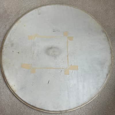 Slingerland Vintage Radio King 24” Genuine Calf Skin Bass Drum Head Lot #2 40s - Calfskin image 1