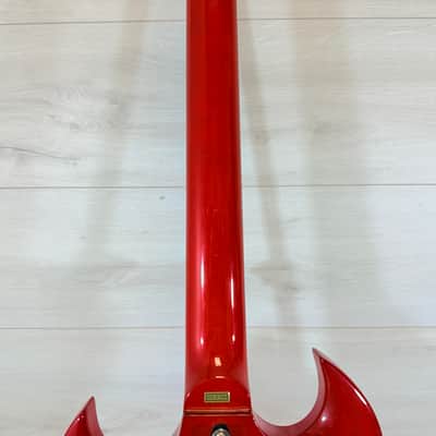 Jay Turser JT-55 Fireburst Double Cut Electric Guitar – SG Style Rock Machine image 9